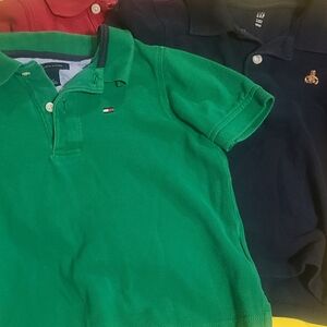 3 Kids Polo Shirts, 2 Gap, 1 Tommy Hilfiger Size 3t